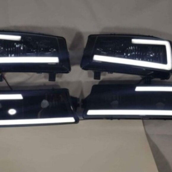 NEW 03-07 Chevy Silverado LED Headlights - Picture 1 of 3